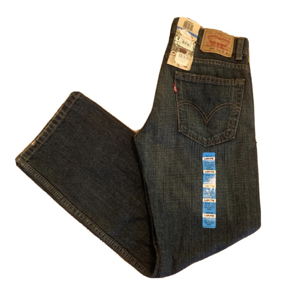 Levis 569 Loose Straight Jeans 12 Reg Width 26 Length 26 1/2